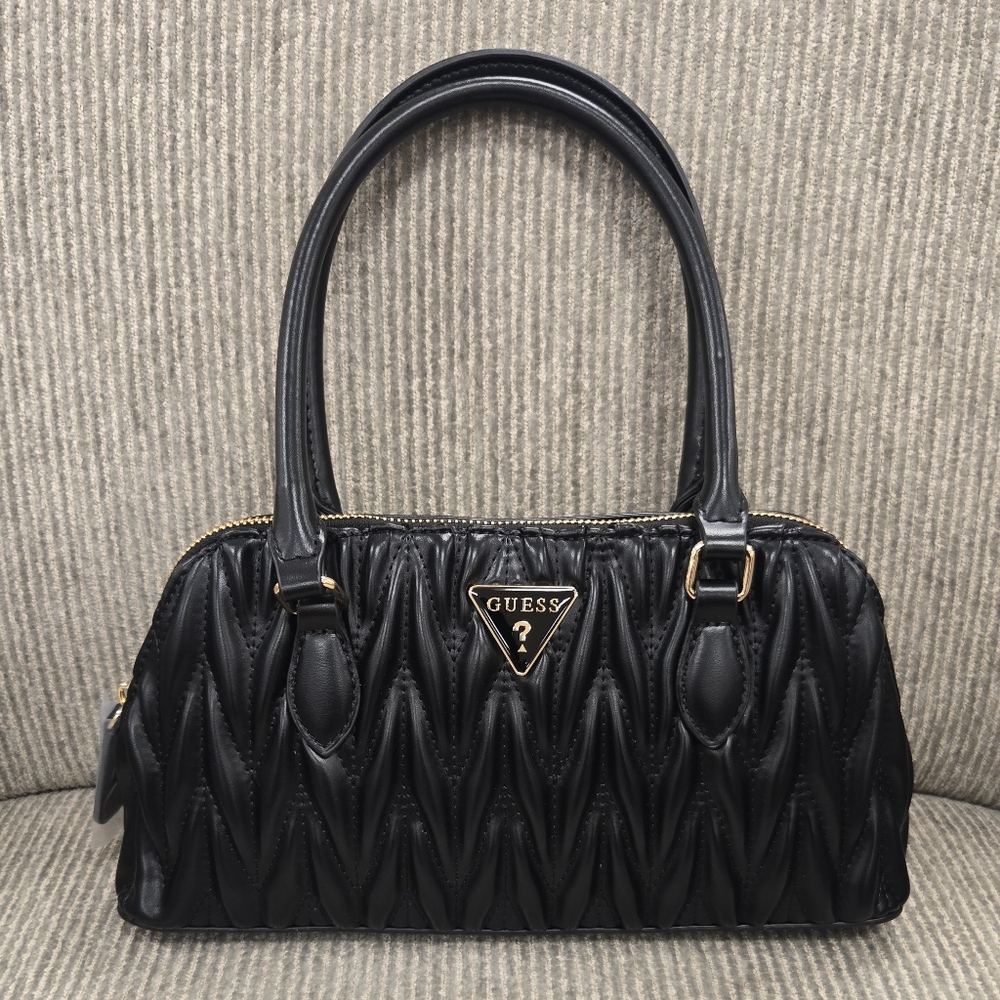 NEW Guess Quilted Satchel Handbag